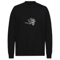 Wire figure oversize long sleeve Tee