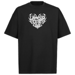 Metal blanc T-shirt oversize